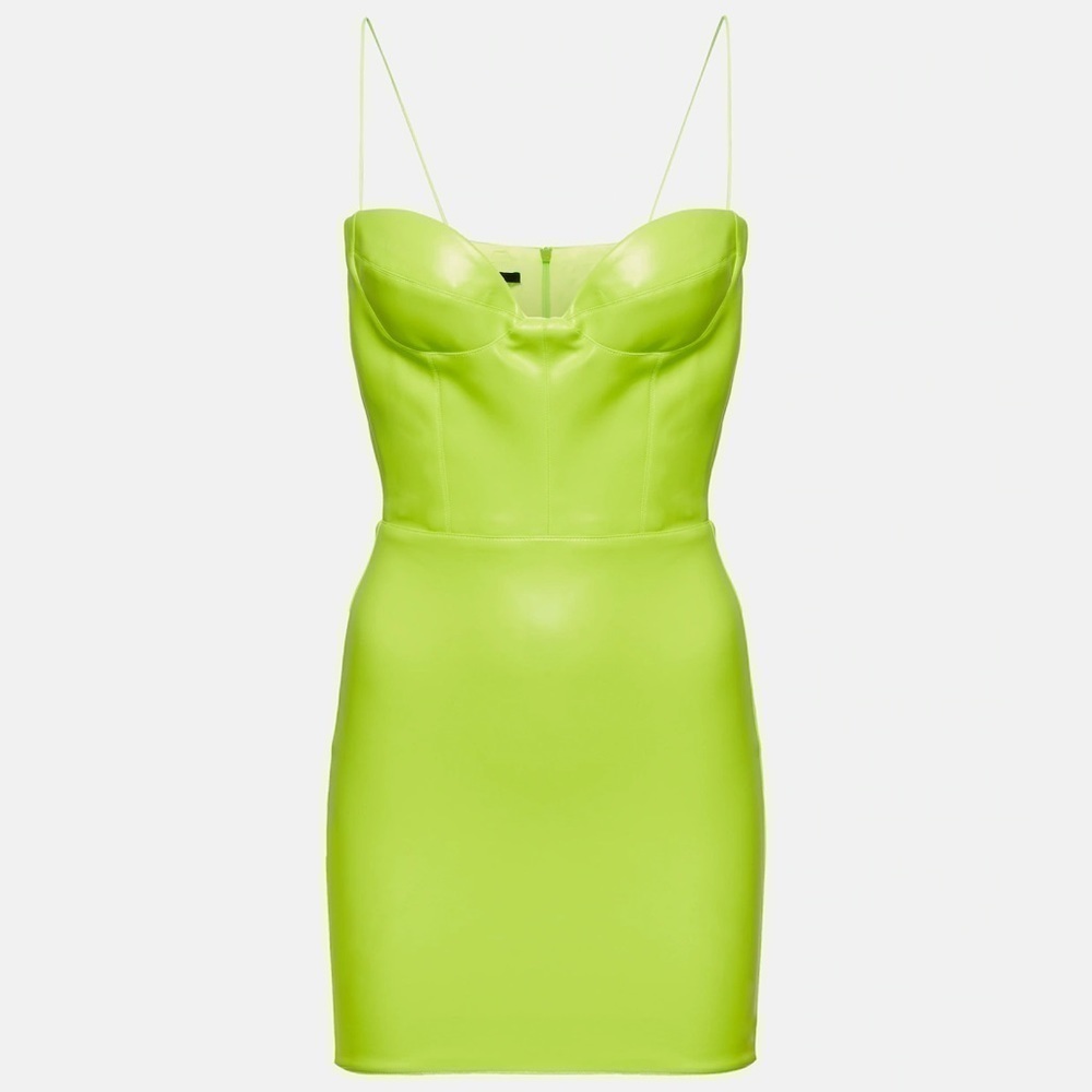 Alex Perry Blunt Sweetheart Singlet Cup Mini Dress